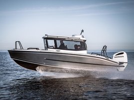 Silver Seahawk Cabin + Honda BF150 D XRU